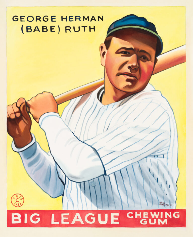 1933 Goudy card of Babe Ruth